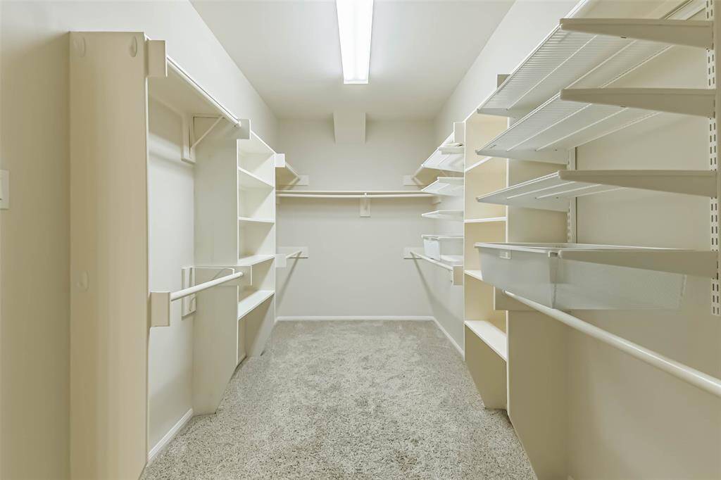 Primary bedroom closet.