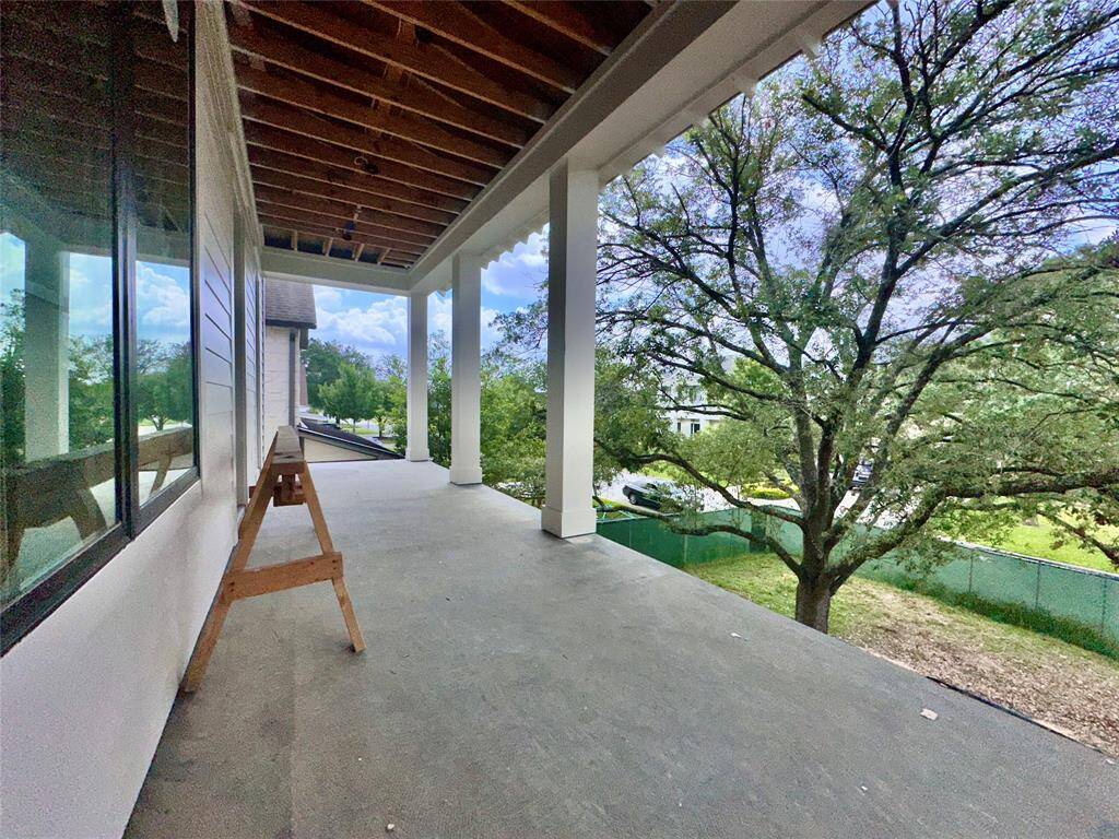 Balcony off the family room is spacious and will be a wonderful spot to enjoy.