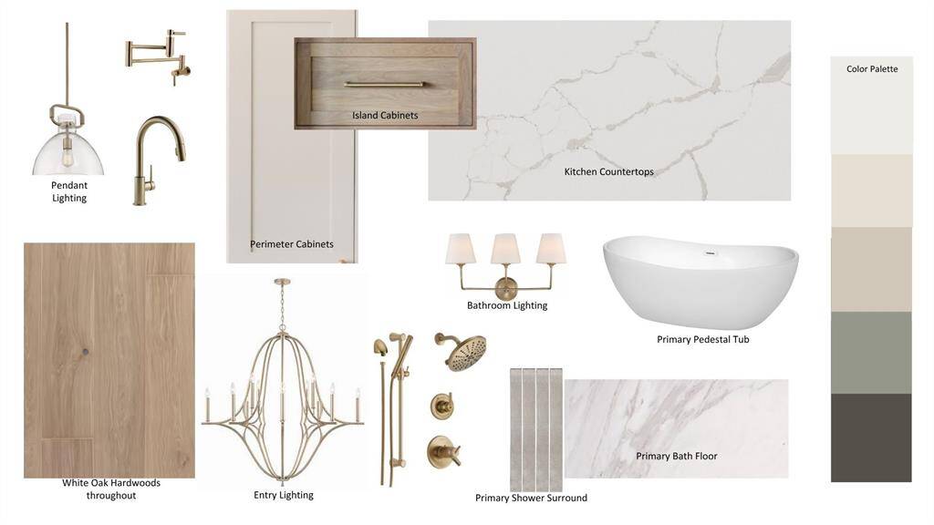 Design elements for the house.