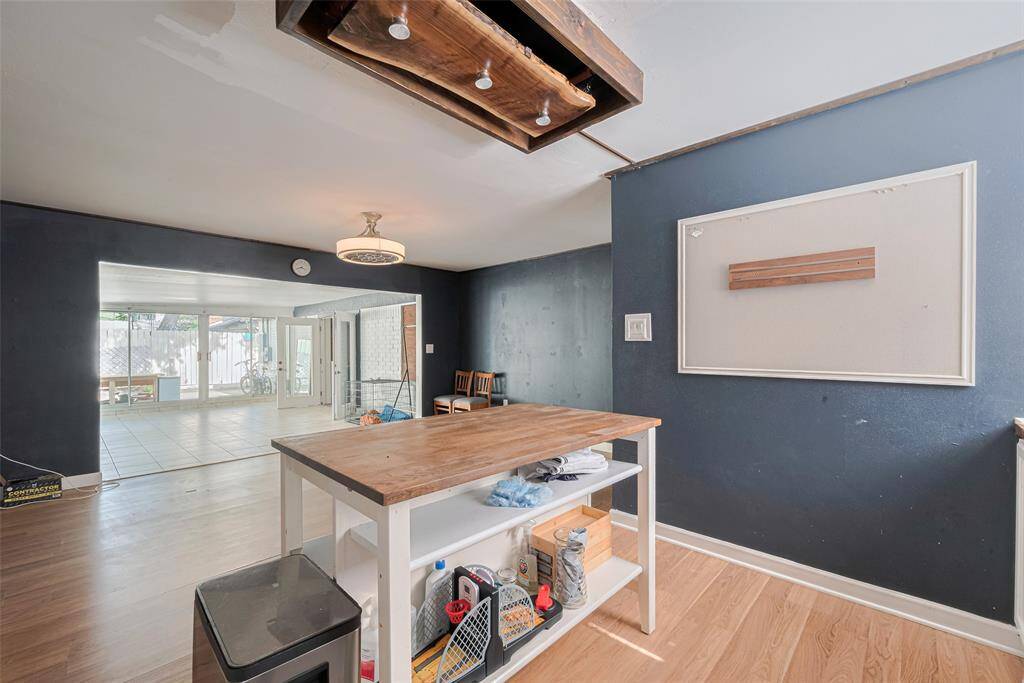 View of sunroom from bonus room