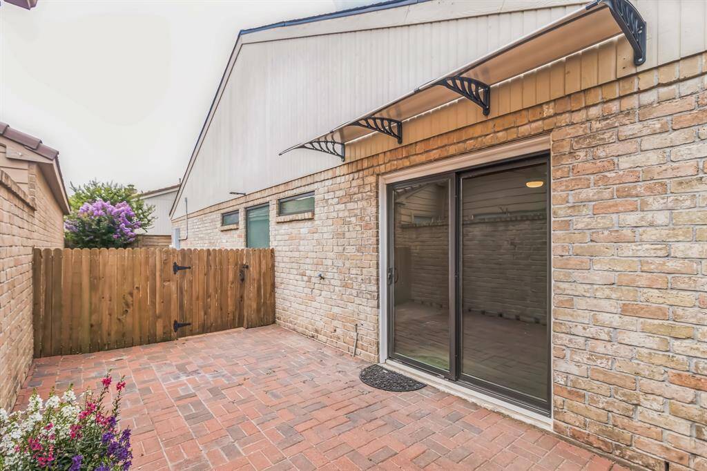 Side Patio off of office