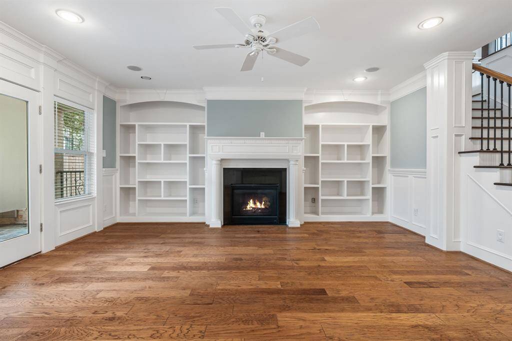 Sit around your cozy gas fireplace and stay warm.