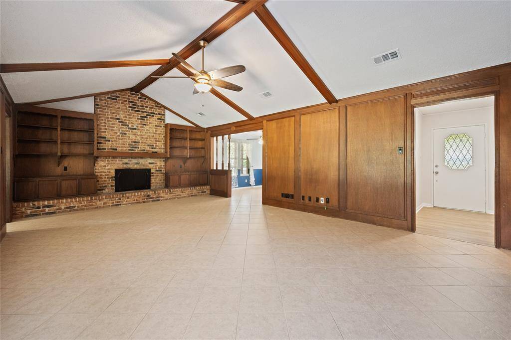 Family room view. Also view to the front entry and dining area.