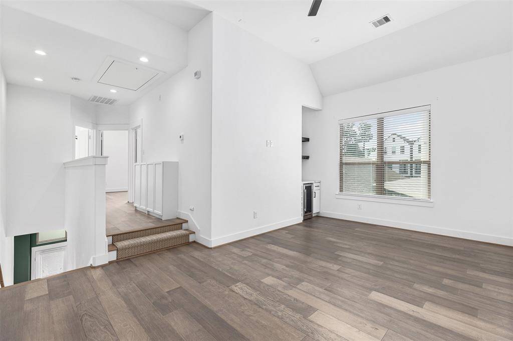 Step up to the Secondary Bedrooms and Bath