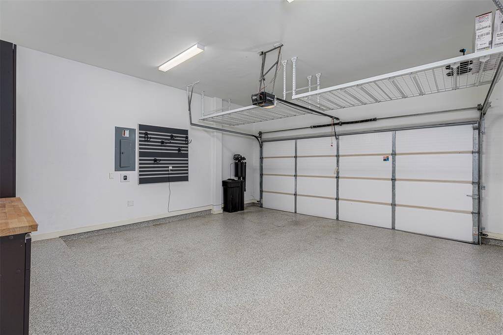 Garage with Epoxy Floors