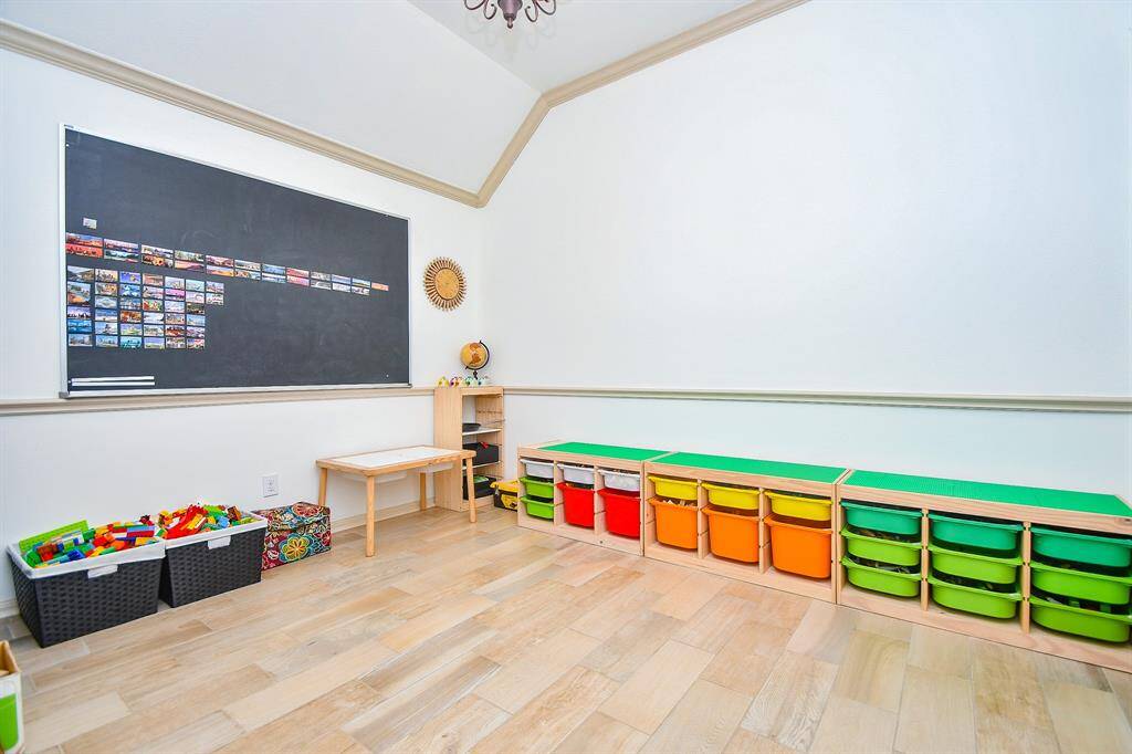Formal dining room, currently used as a kids' game room