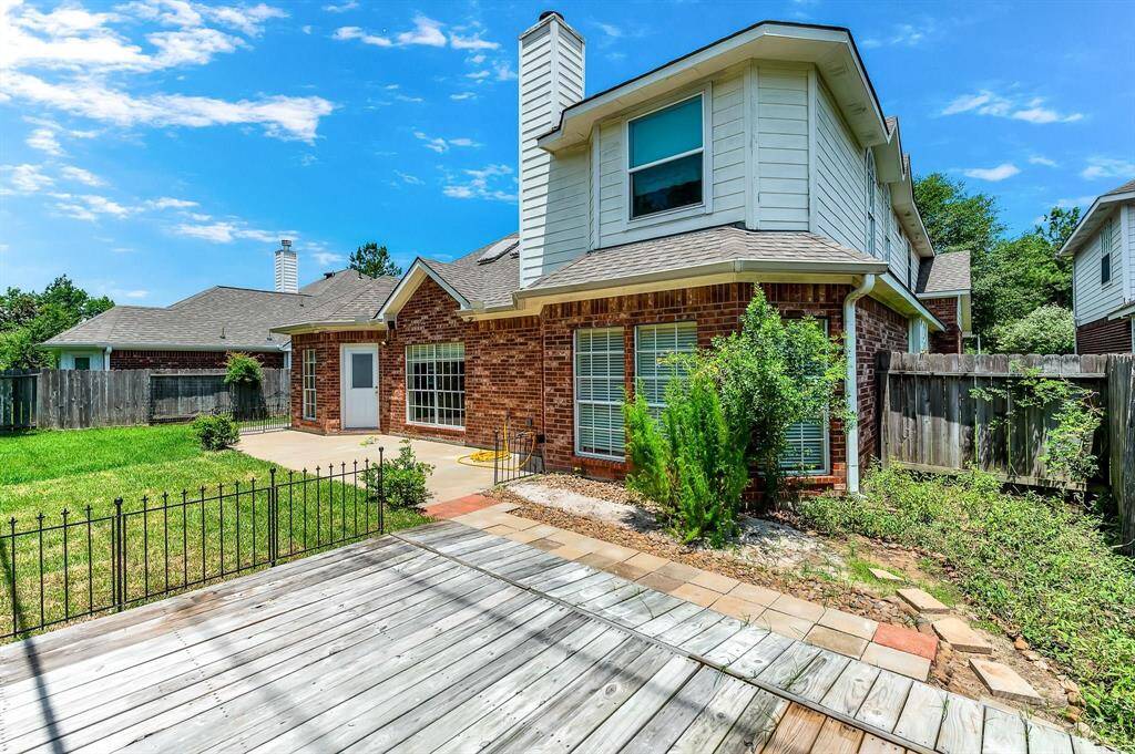 Backyard with a Deck