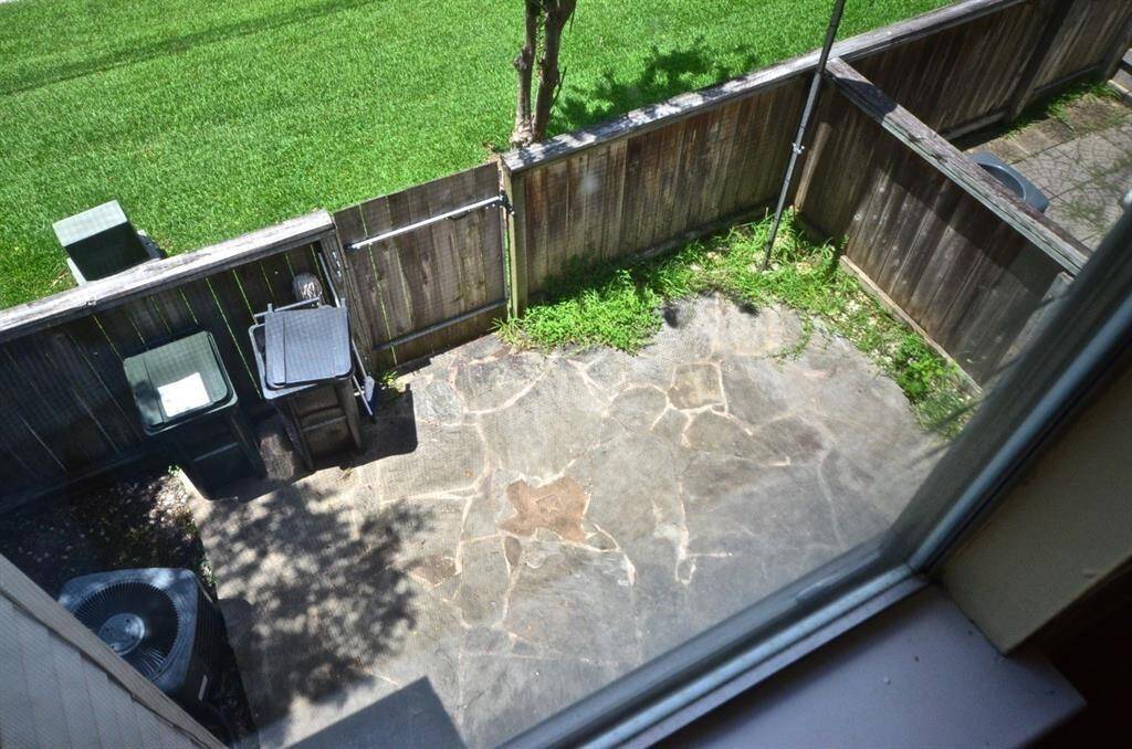 Enclosed back patio