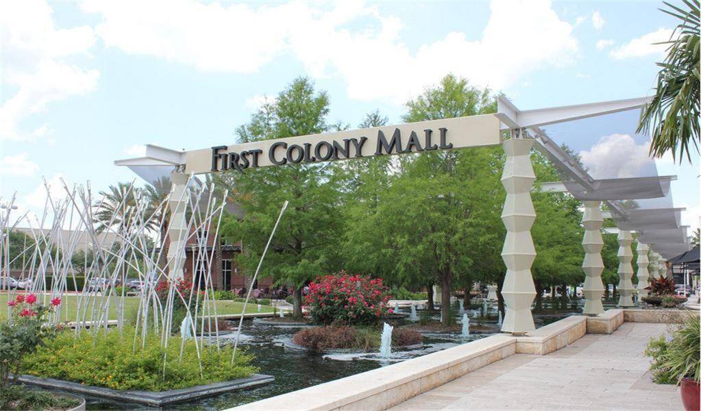 Short drive to First Colony Mall