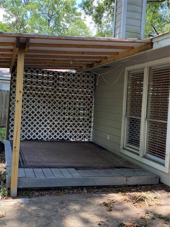 Deck backyard