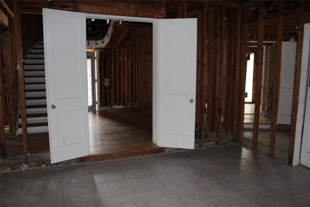 Dining room view to foyer and staircase