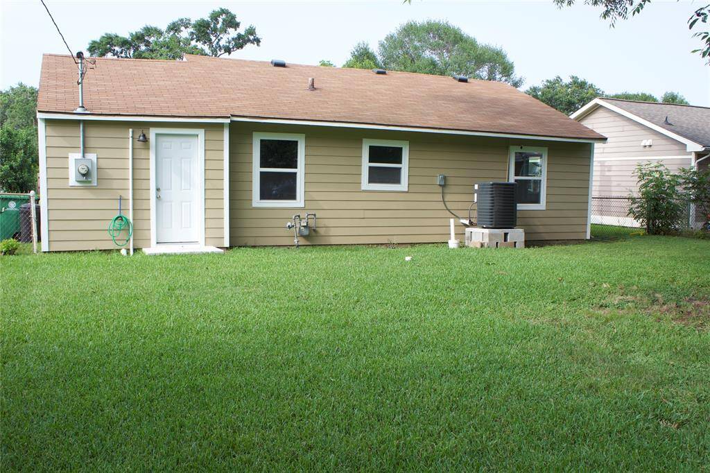 Large backyard