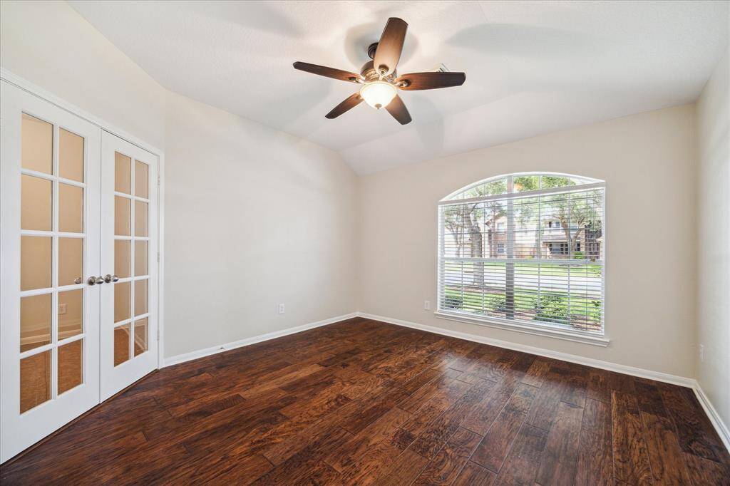 A younger 7-year-old roof with attic ridge vents and the whole house is framed by rain gutters to direct water appropriately. It's rare to find these added values at this price range.