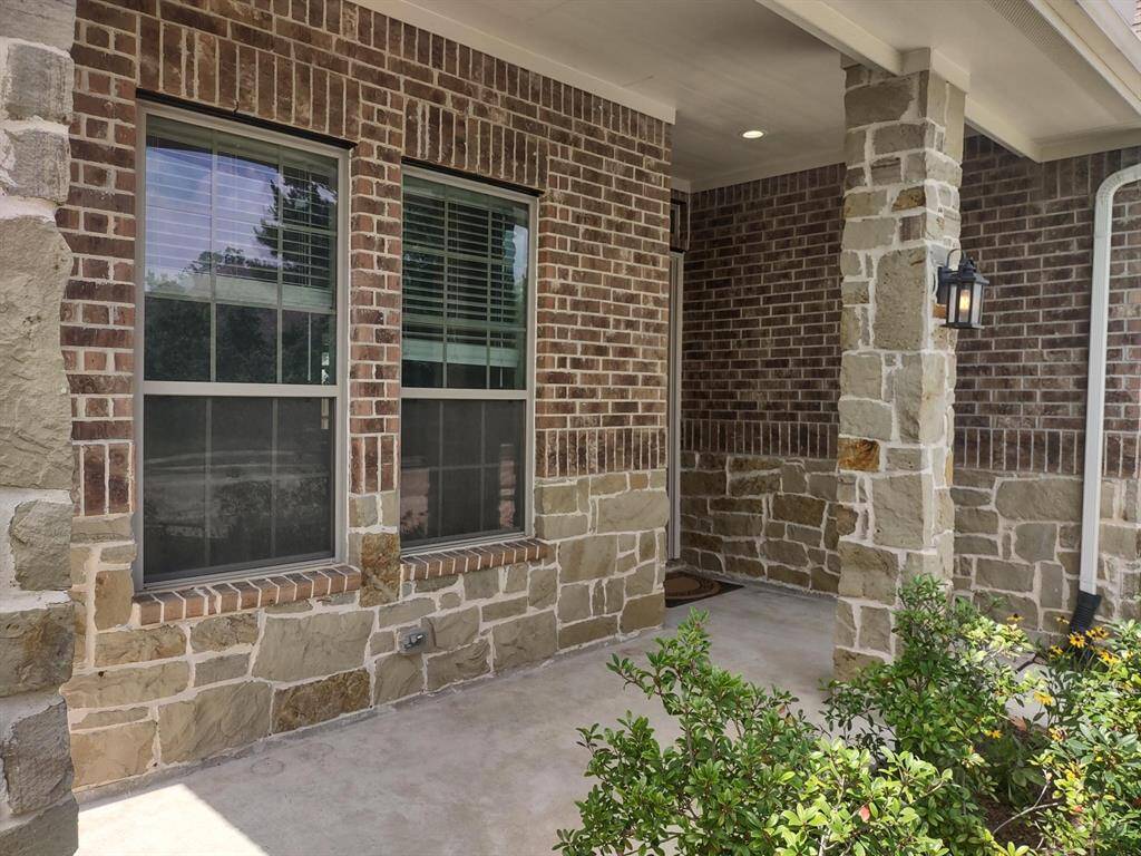 Covered front porch