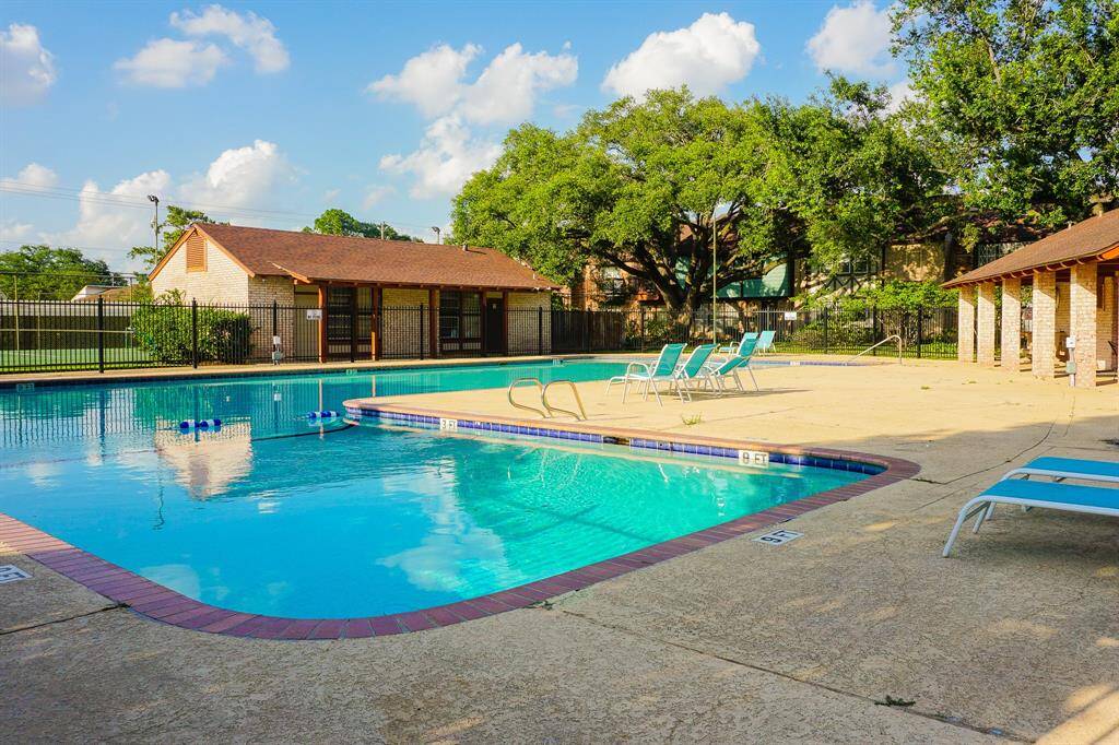 Relax at the community pool.