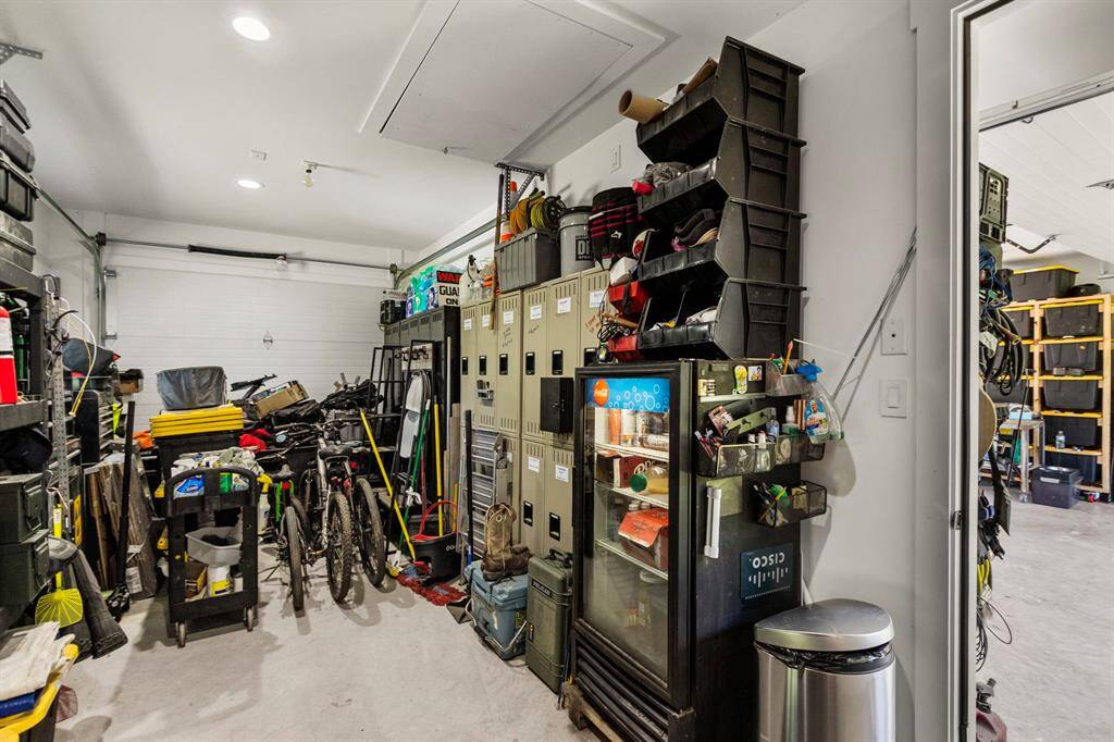 Second garage that could be used for storage, cars, or a workshop.