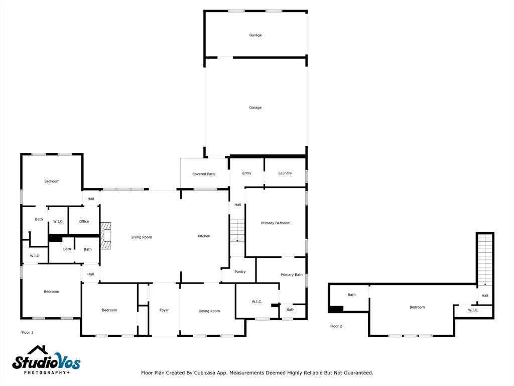 Floor Plan of both floors.