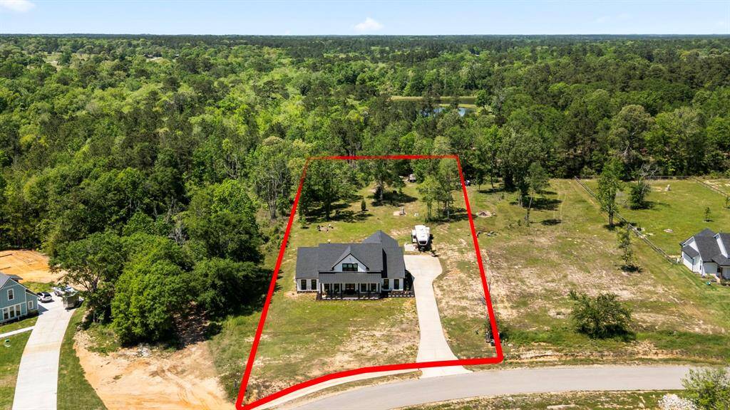 Ariel view of the property.