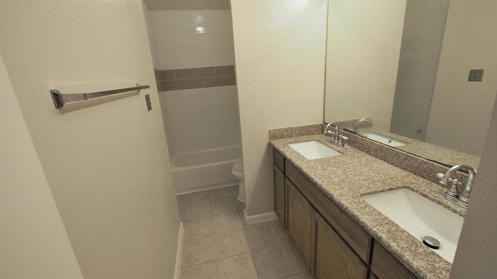 Updated 2nd Bath with dual-vanity....