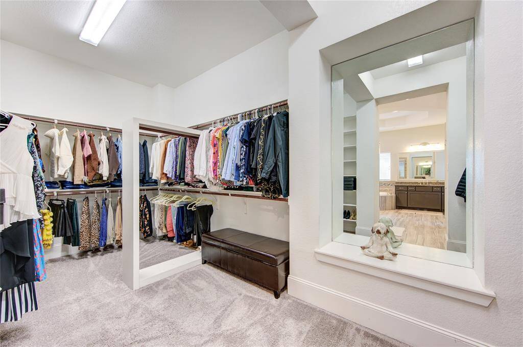 Primary closet
