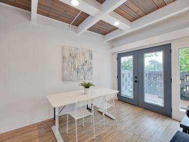 Lovely area for dining or office space.
