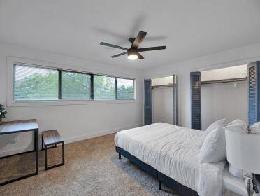 High windows allowing for great light and privacy.