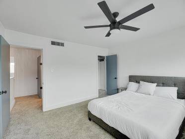 Please note roomy bedrooms, great closet space and ceiling fans.