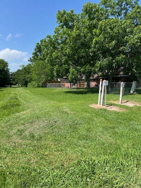 Back Yard view and utility easement