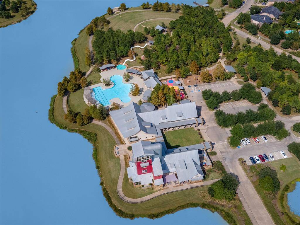 Aerial view of the main community center