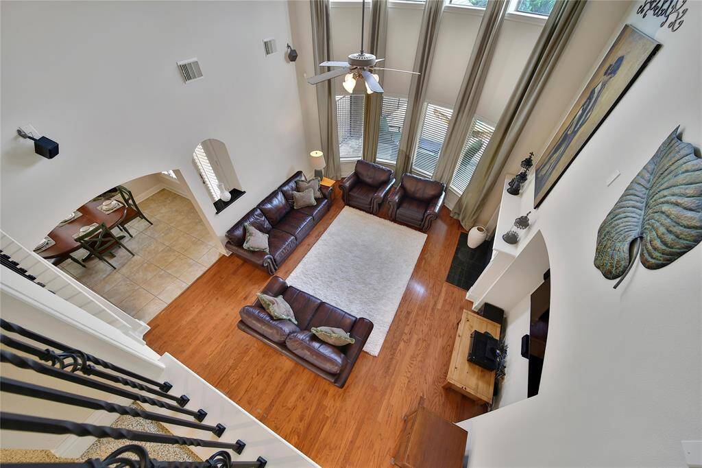 Take one last look at the beautifully designed first floor before we head upstairs to discover even more living space.