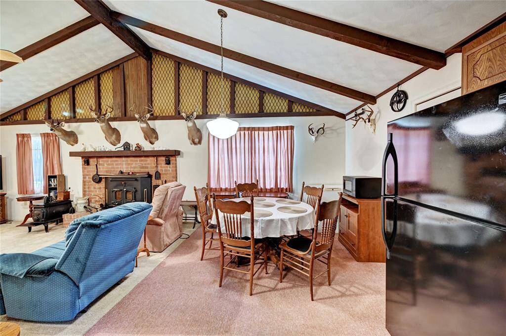 Spacious dining area