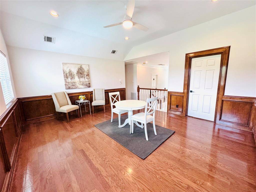 Another view of the Game Room. The second bath is through that door to the right!