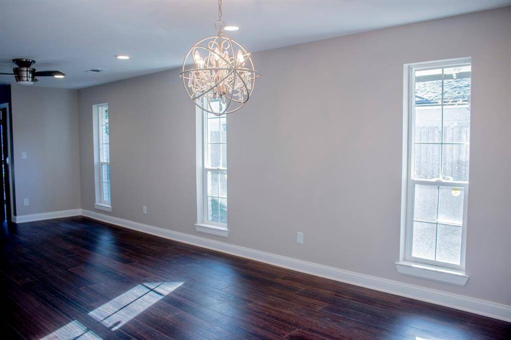 Living room Dining combo another angle. Did I mention all windows are brand new double !