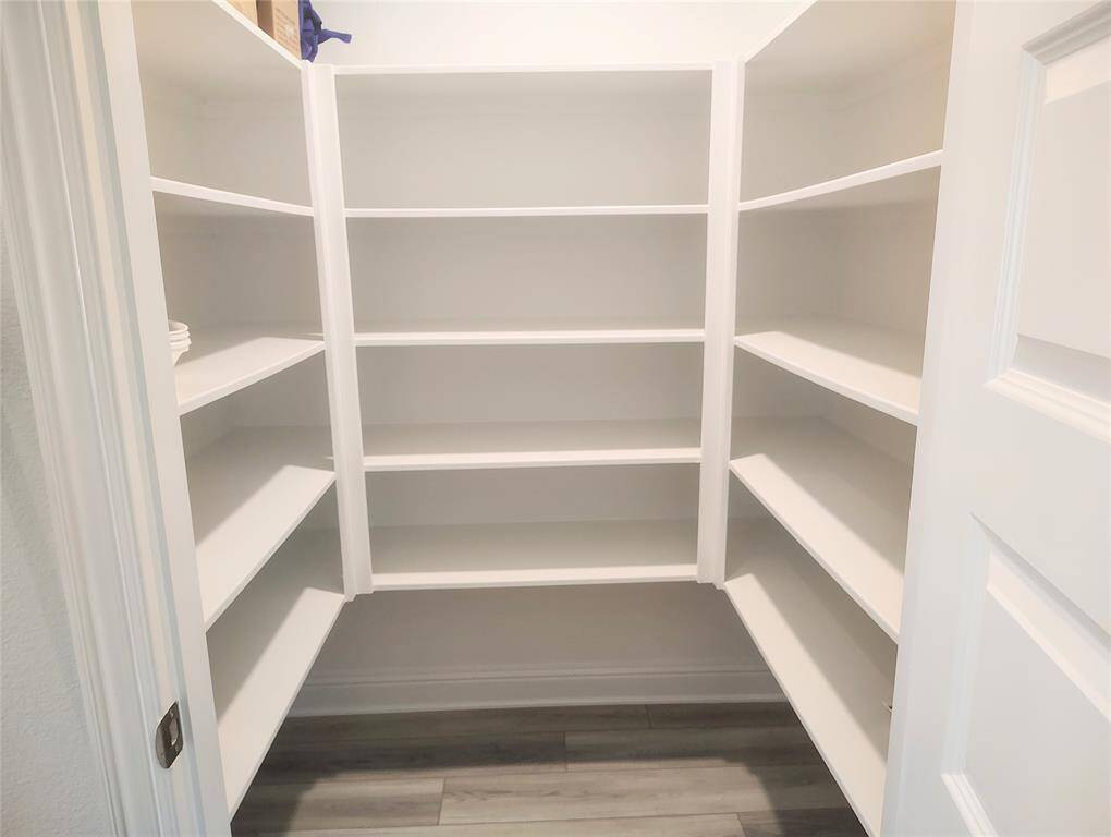 Walk In Pantry stock photo