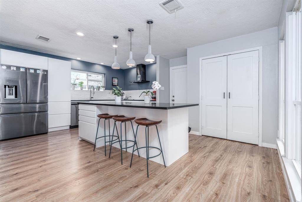 Completely re designed and remodeled kitchen with a sleek design