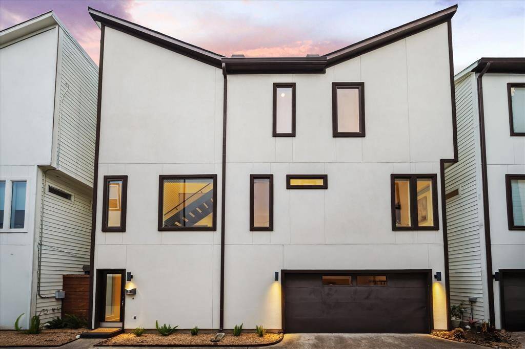Architecturally unique, a welcome change from the usual townhome.
