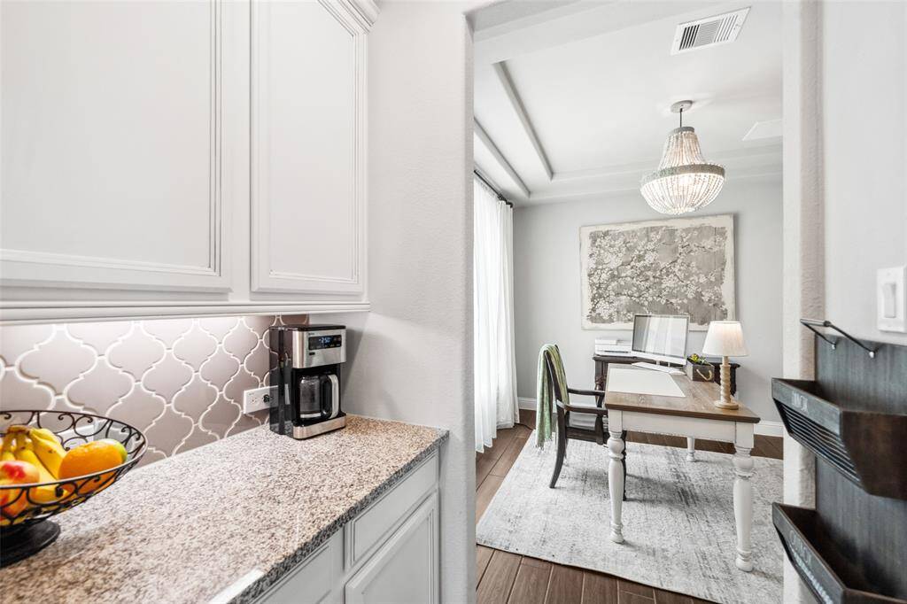 View of butler's pantry towards dining room.