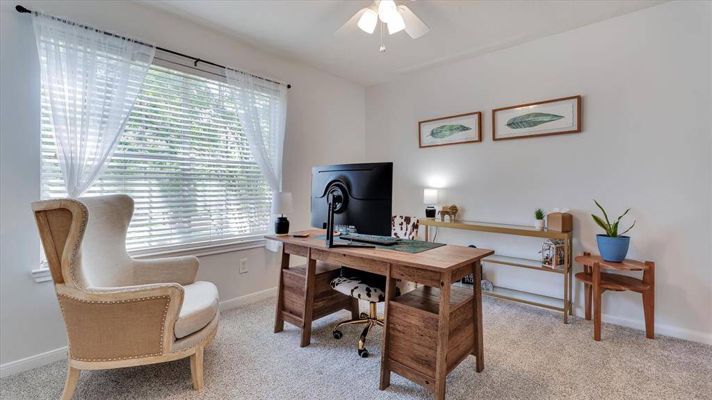 4th bedroom being utilized for another office space.