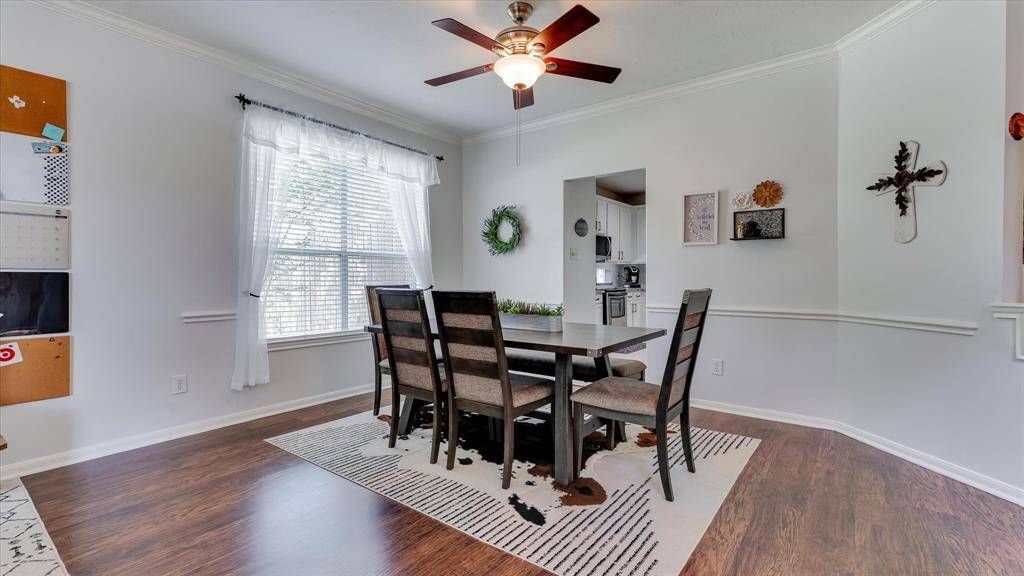 Formal dining area
