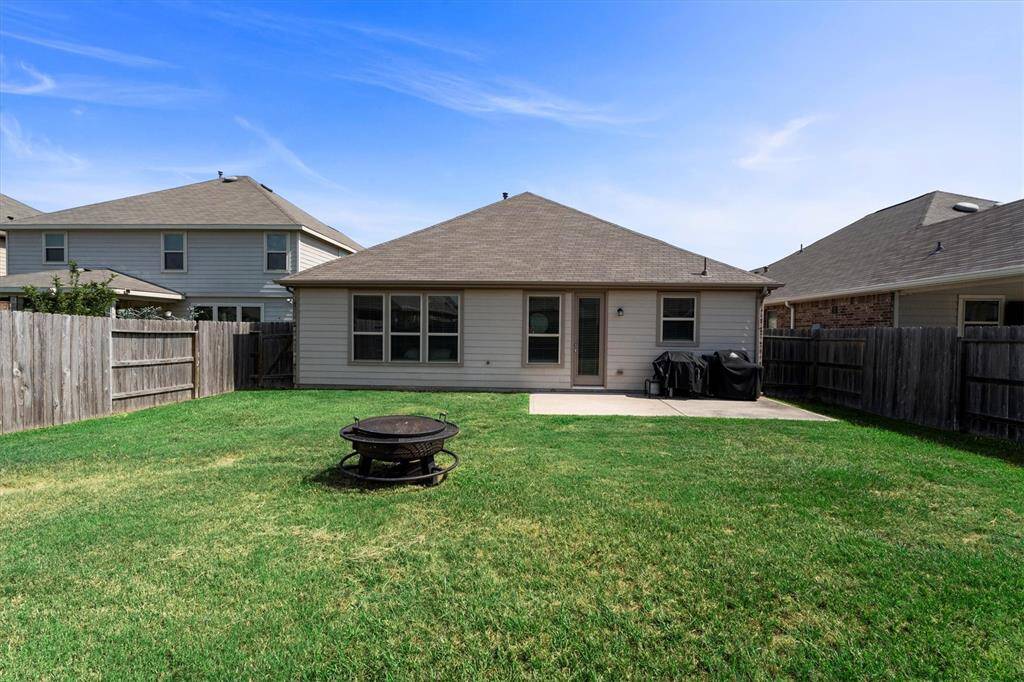 View from the back fence to the back of your home.
