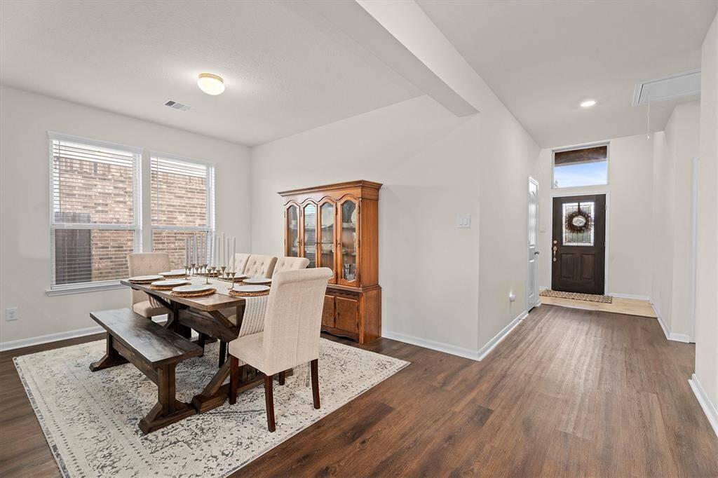 Formal Dining (12 x 10) View from Living room to front door.