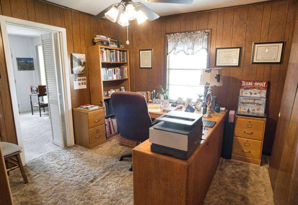 2nd Bedroom, set up as the office.