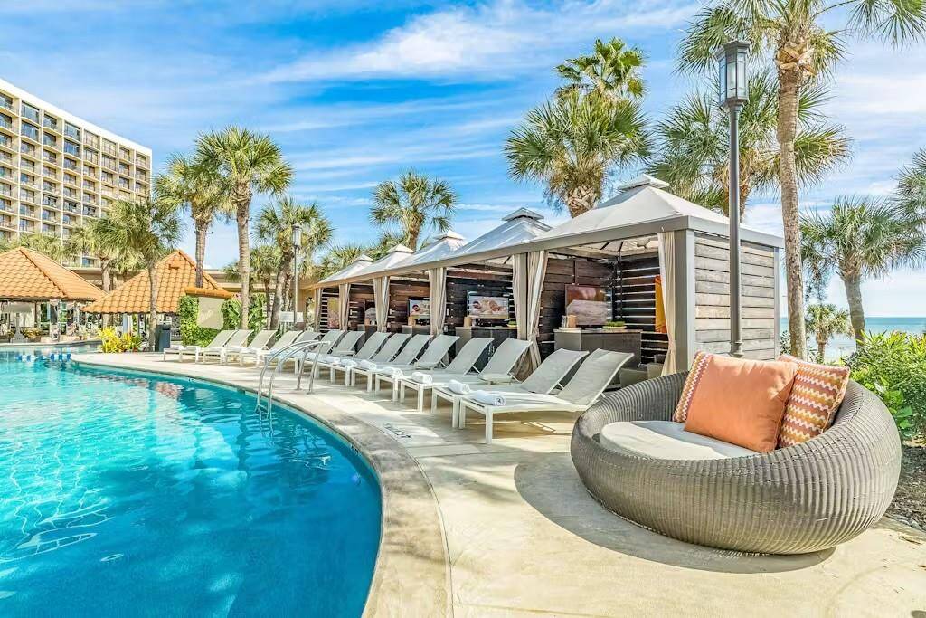 The cabanas are avaialble for your private island experience!