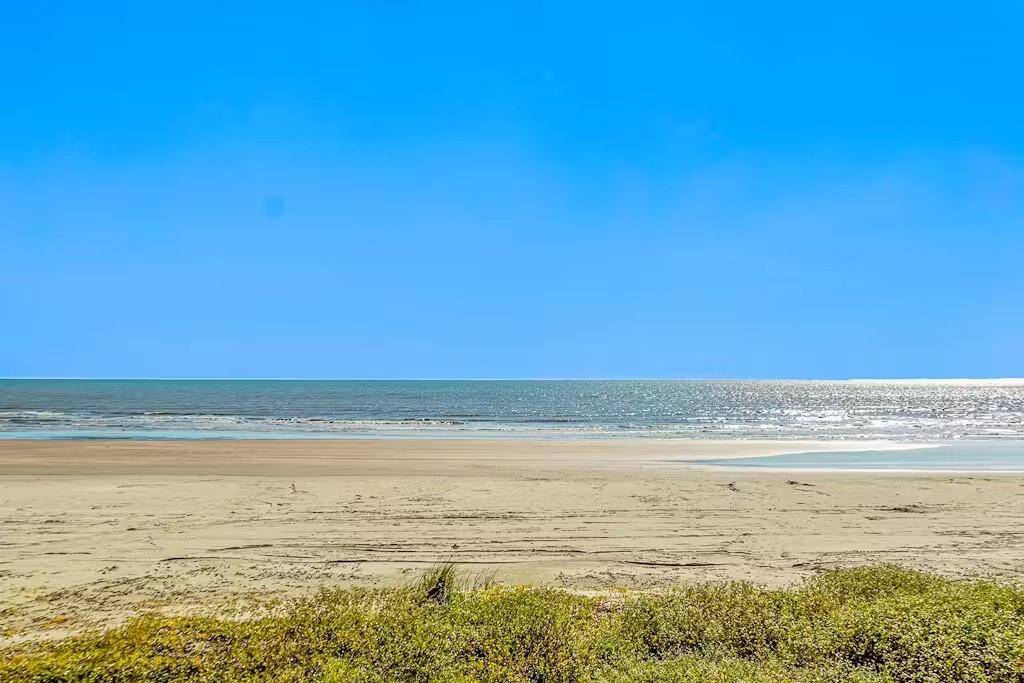The beautiful Galveston Beaches.  Located just steps from your new home.