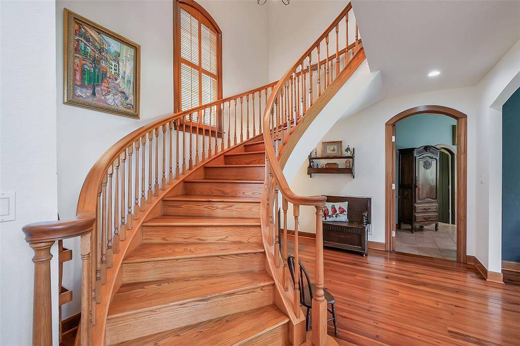 Beautiful wood staircase