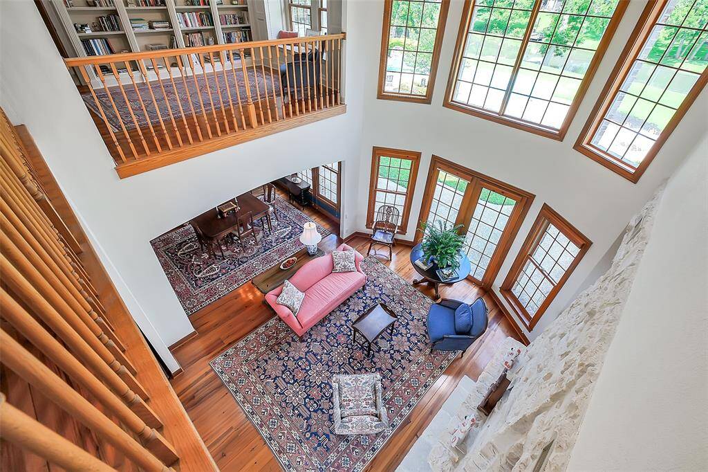 A view from above the Living room