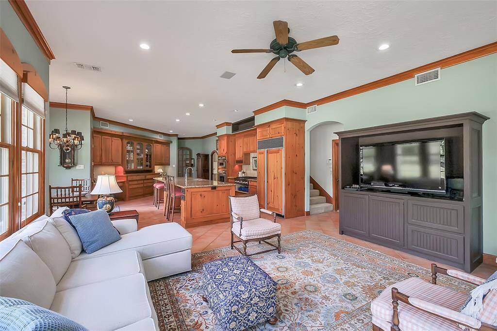 View of Family room and Kitchen