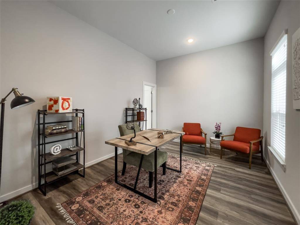 First floor - Guest bedroom/study (staged photo)