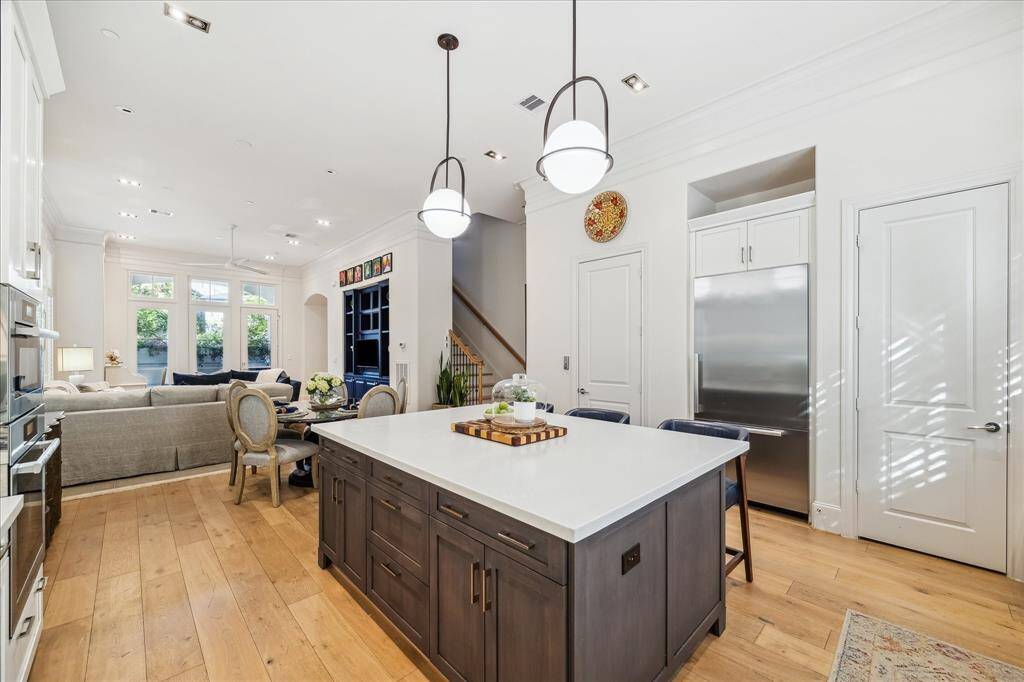 The open-concept layout affords both comfort and connection highlighted by beautiful finishes.