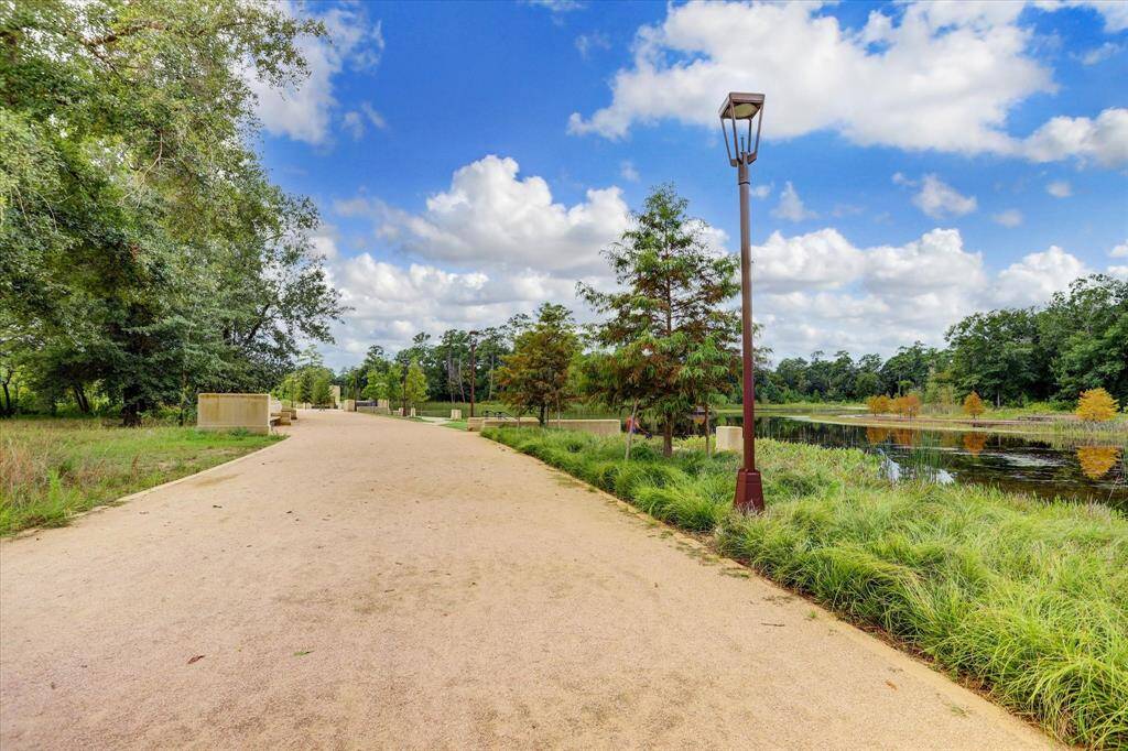 Memorial Park can be accessed directly from this Camp Logan neighborhood.  (No need to drive or park!).